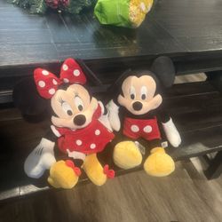 Minnie And Mickey plush