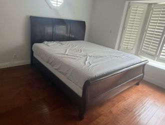 Hardwood King size bed
