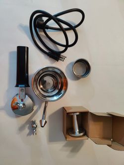 Gaggia Classic 58mm Portafilter Aluminum Boiler Tank Heavy Tamper Parts Lot OEM