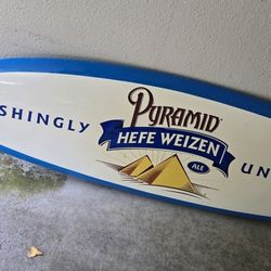 Pyramid Brewing Surf Board Bar Decoration