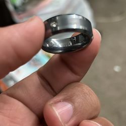 Triton Titanium Ring With Diamond Looking For Money Or Offers 