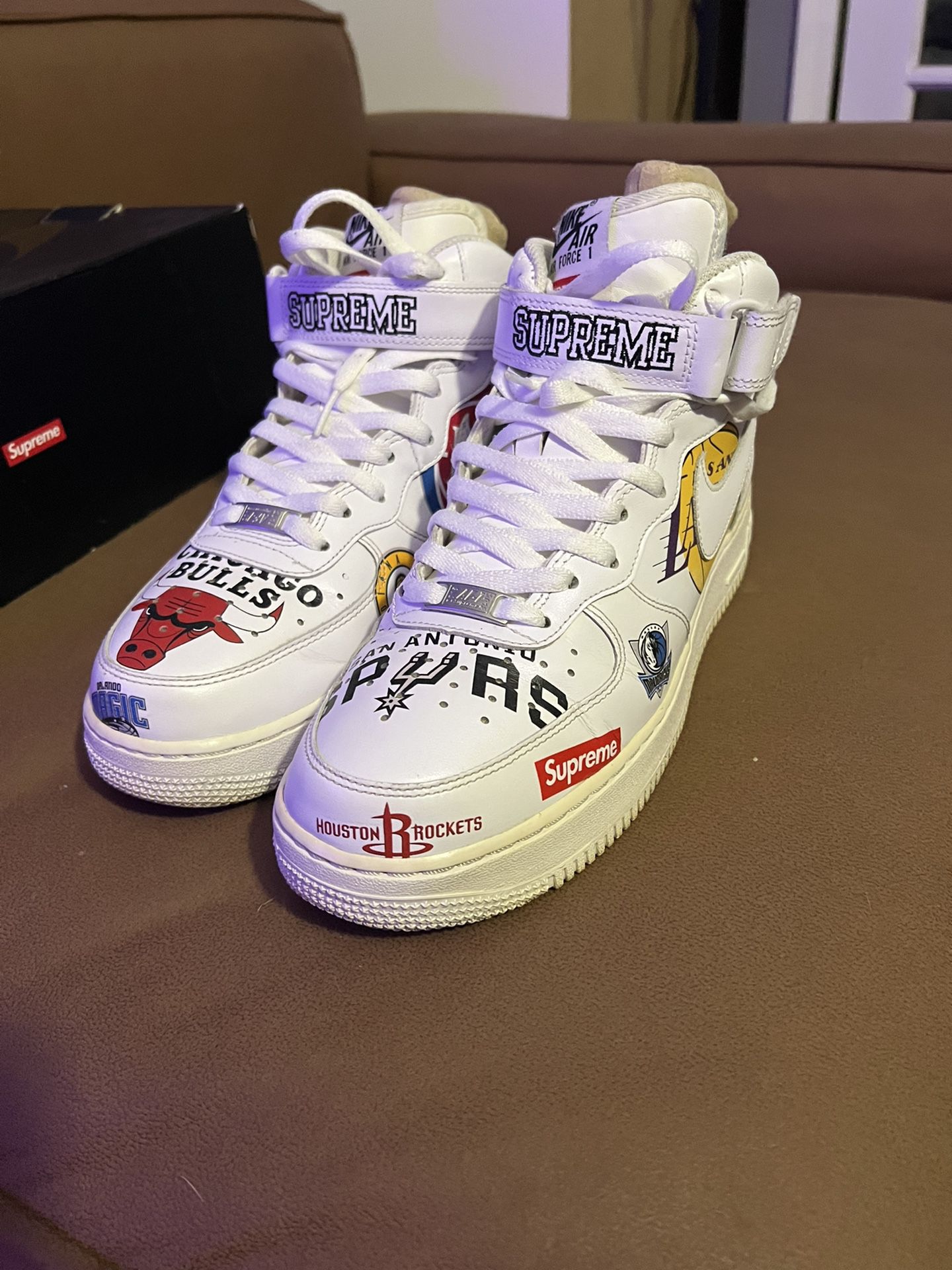 Electrizar Susteen sugerir Supreme NBA Air Force One Size 9 for Sale in Whittier, CA - OfferUp