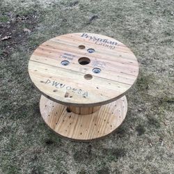 Wire Spool Coffee Table 