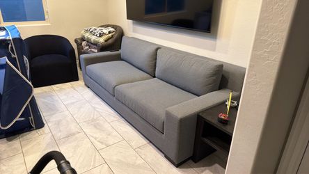 Restoration hardware gray couch brand new never used