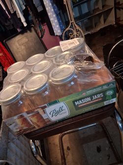 Ball Wide Mouth Quart Mason Jars
