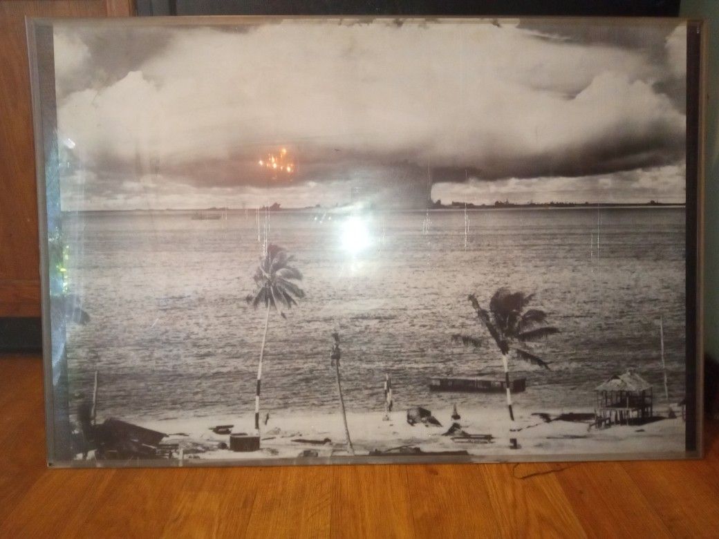 1940 Testing Of The Atom Bomb Or World War II Picture Poster