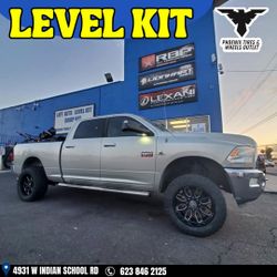 LEVEL KIT LIFT KIT DROP KIT.  SAME DAY IN STOCK ALL HERE PHOENIX TIRES AND WHEELS OUTLET
