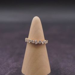 Multi-Shape Mini Eternity Lab Diamond Ring – 14K Yellow Gold | 1.27 CTW (LAB)