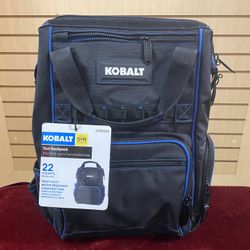 Kobalt  Back Pack Waterproof Tool bag 22 Pocket New