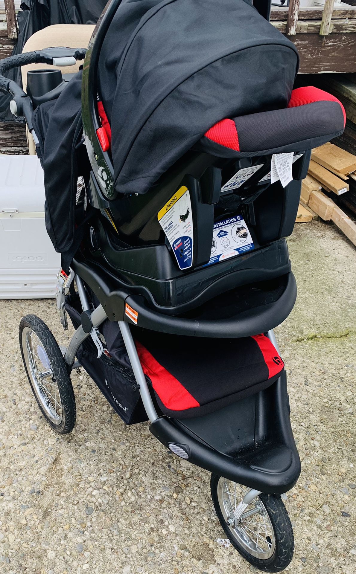 Car seat and stroller combo