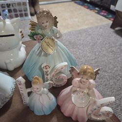Vintage JOSEF FIGURINES  Girl Ages 1, 6, 11,12,16 