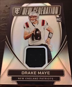 2024 Panini Totally Certified New Generation Jersey RC QB Drake Maye