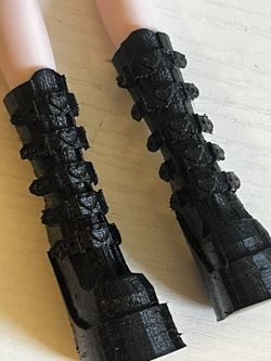 3D Printed Monster High demonia Doll Shoes