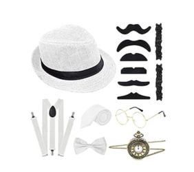 1920s Men Costume Accessories Set