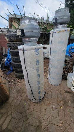 Can-Filter Carbon Filter with Vortex Inline Fan