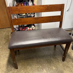 Wood bench chair