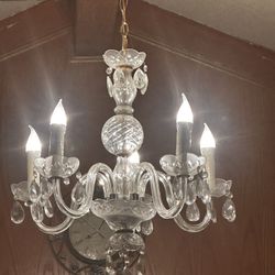 Vintage Crystal Chandelier 