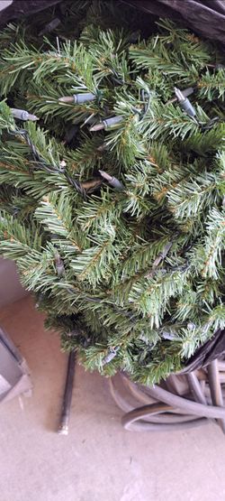 7 foot artificial fir Christmas tree