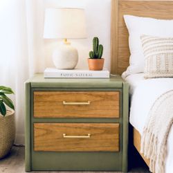 Nightstand / End Table With Charging Port