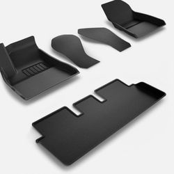 NIB Spigen WeatherBloc Floor Mat Set (Black) Tesla Model 3 Highland (2024-2025)