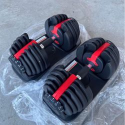 Adjustable Dumbbells 5lbs-52.5lbs Each (New)