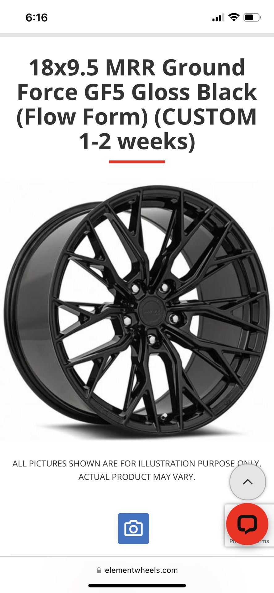 MRR Gloss Black Wheels