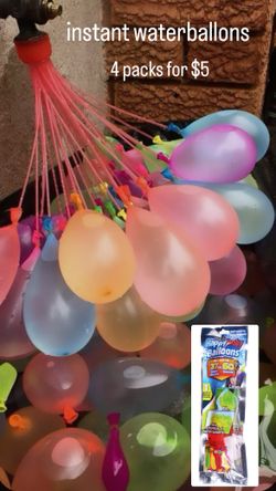 Instant Water balloons