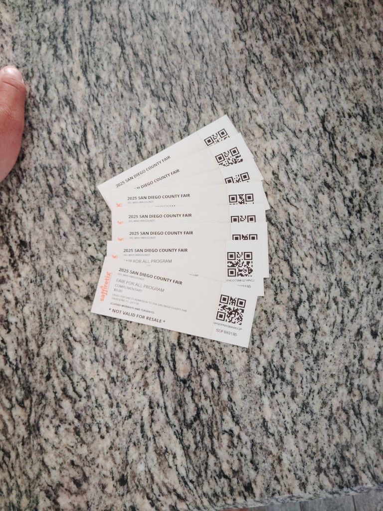 Del Mar Fair Tickets