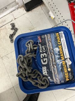 Anchor chain galvanized