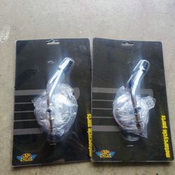 3" Round Motorcycle Mirrors.