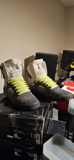 Supra Skytop II Gray Gradient Suede w/box US 11M