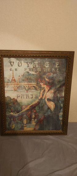 Paris Picture With Frame