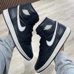 PRE-OWNED Jordan 1 High Black White Yin Yang Size 13M