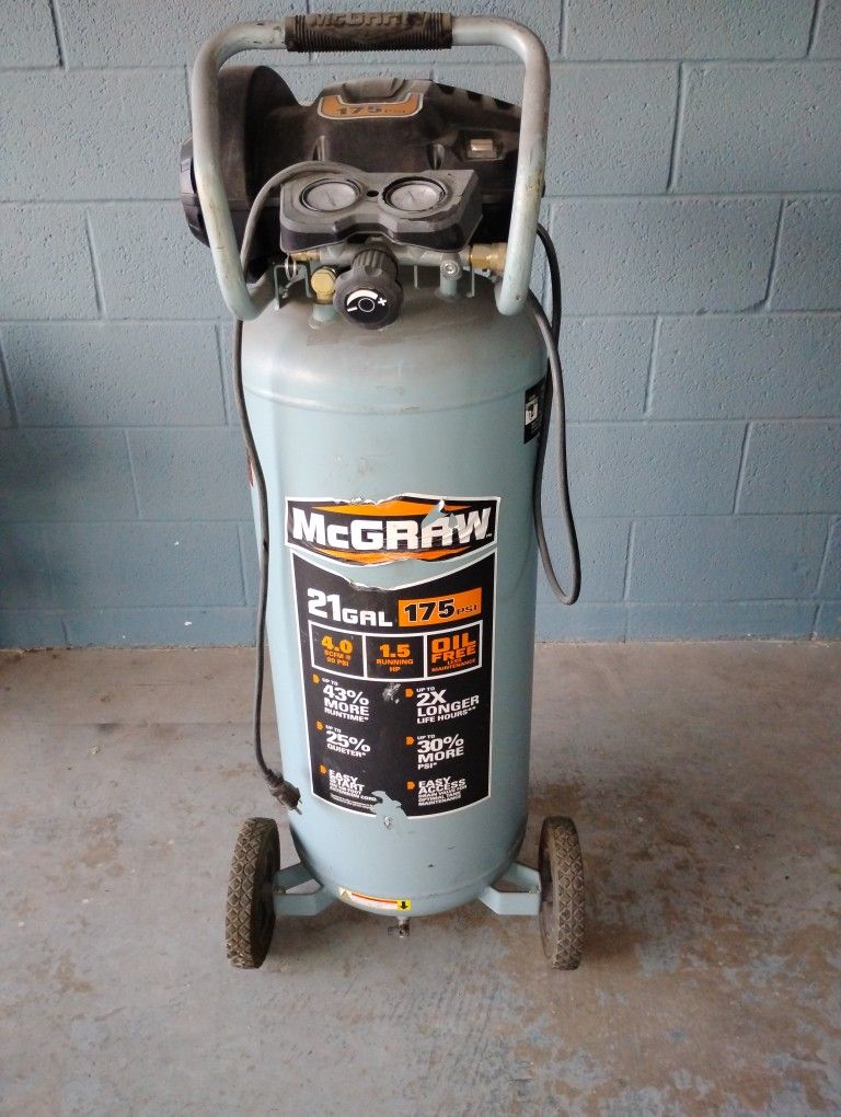 MCGRAW 21 Gallon, 175 PSI Air Compressor