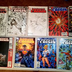 (9)2005-06 DC Infinite Crisis #1-7(with Variant #2, #3-5 Sketch & One Shot)