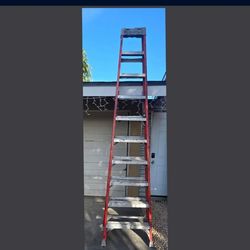 10ft ladder Fiberglass used escalera usado