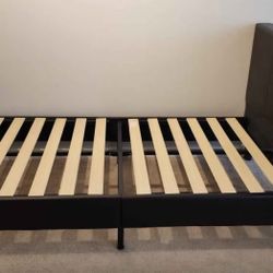 Zinus Upholstered Twin Bed Frame