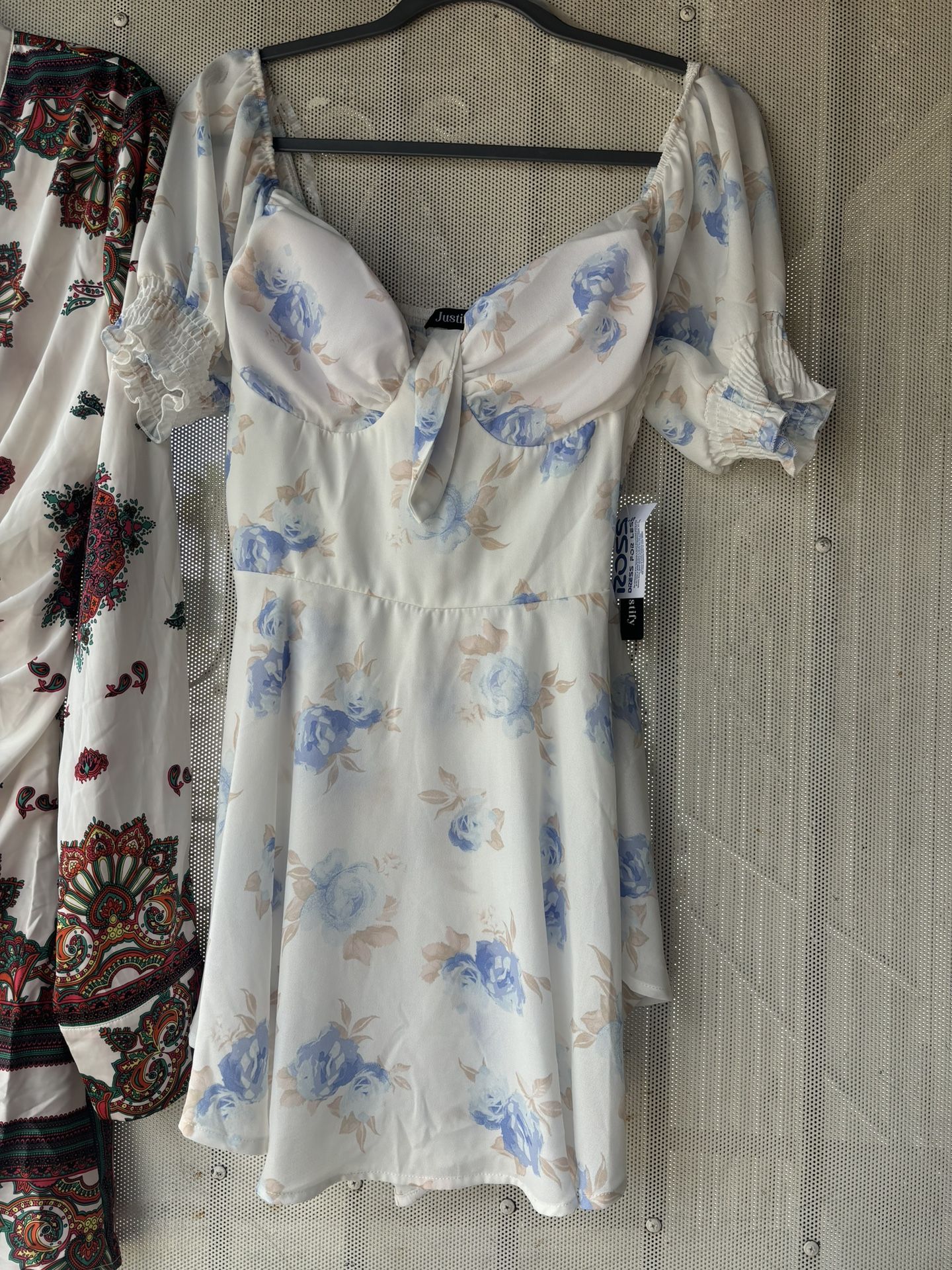 Blue floral Dress