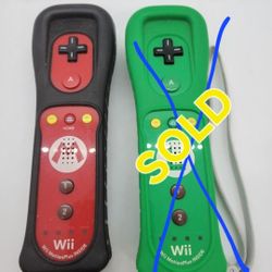 Mario Wii Motion Plus Remote Controller Silicone Cases LUIGI HAS ALREADY SOLD