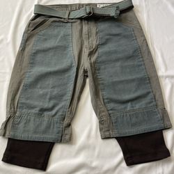 Capri Pants Pedal Pushers Clam Diggers Cropped Three Quarter Cut Off Bottom 34