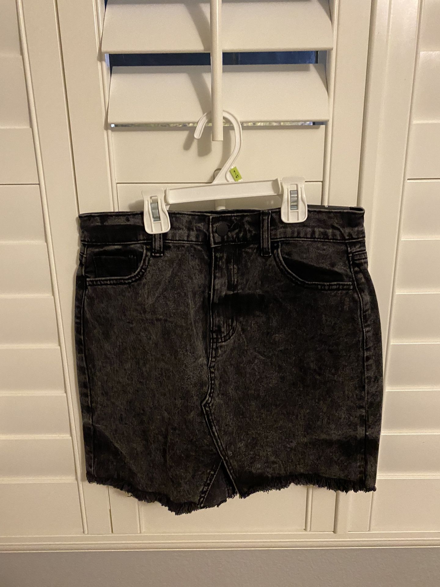 Fashion Boca Black Jean Skirt