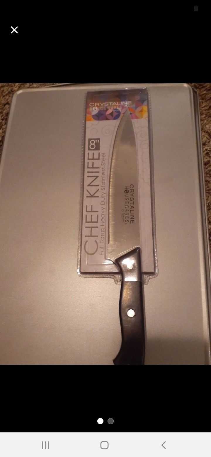 Brand new kitchen knife.