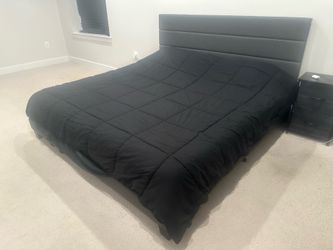 King Bed Frame + Mattress