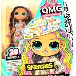 LOL Surprise OMG Sketches Doll NEW! $30