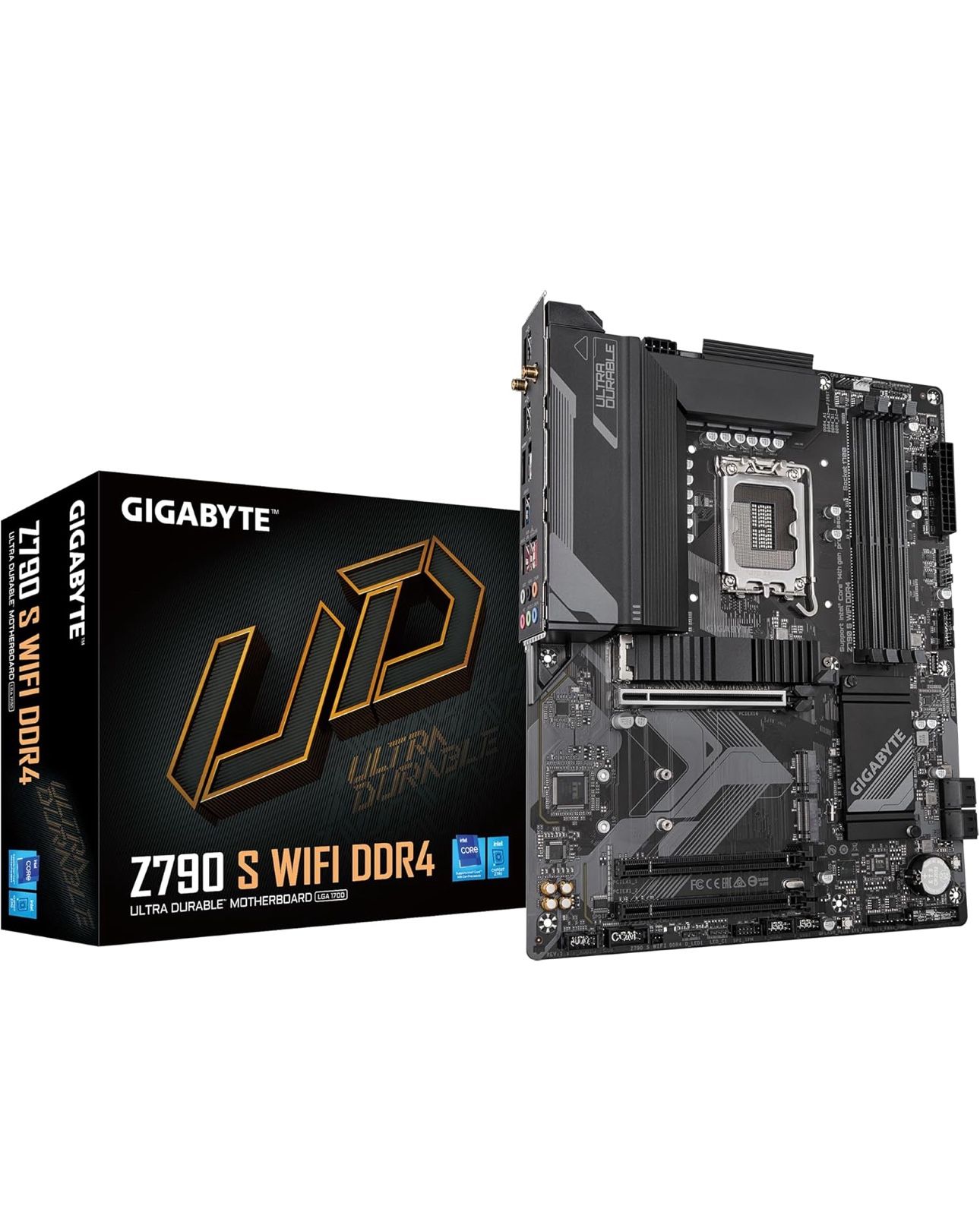 GIGABYTE Z790 S WiFi DDR4 LGA 1700 Intel Z790 ATX Motherboard with DDR4, Triple M.2, PCIe 4.0, USB 3.2 Gen2 Type-C, 2.5GbE LAN, PCIe EZ-Latch, Multi-K
