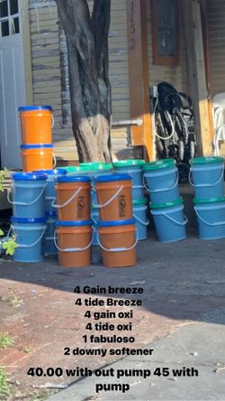 5 gallons detergent