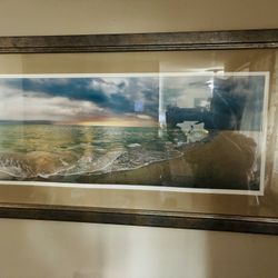 Framed Beach/Ocean Picture Wall Art