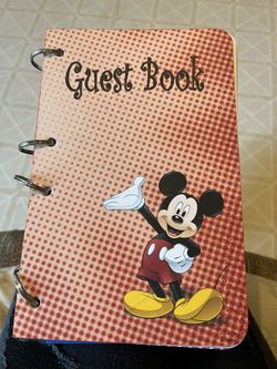 Mickey Mouse Kids Party Guest Book 