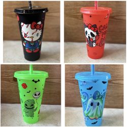 Custom Halloween 24 Oz Cups 