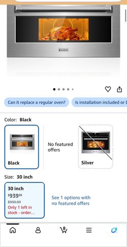 AAOBOSI 30 Inch Built-in Microwave and Convection Oven Combination, 1.6 Cu. Ft. Wall Oven Microwave Combos, Stainless Steel Finish, Touch Control LCD 